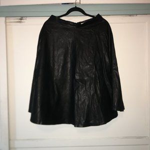 Faux Leather Skirt